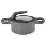 BergHOFF GEM Stay Cool 1 qt. Cast Aluminum Nonstick Casserole Dish with Glass Lid, Gray thumbnail 1