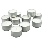 Stonebriar Collection Stonebriar White Unscented Tealight Candles, 8-Hour Burn Time, 100-Pack thumbnail 1