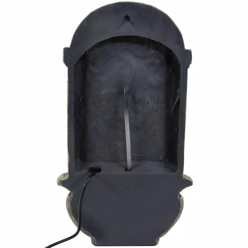 Sunnydaze Decor Venetian Florentine Stone Outdoor Wall Water Fountain
