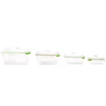Ozeri INSTAVAC Green Earth 8-Piece Food Storage Container Set with Vacuum Seal and Locking Lids thumbnail 3