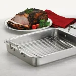 Tramontina Gourmet Prima 6.75 Qt. Stainless Steel Roasting Pan with Basting Grill thumbnail 7