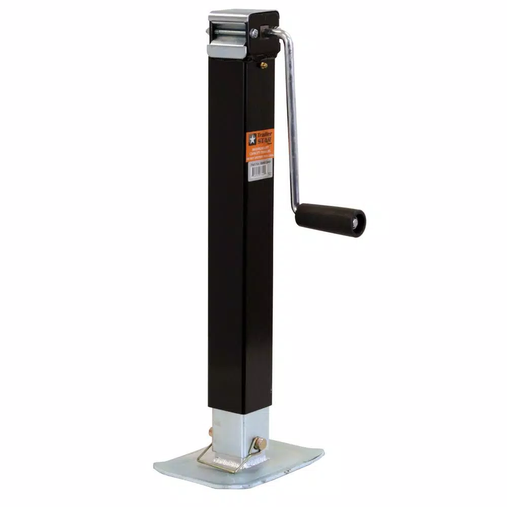 Buyers Products Company Buyers Products 7,000 lbs. Capacity 26 in. Travel Side-Wind Square Tube Trailer Jack
