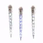 LightShow 10-Light Shooting Star Effect Icicle Lights, Icy Blue and White LED, 9 ft. thumbnail 3