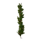 Worth Imports 5 ft. Artificial Juniper Garland with Pine Cones, Green thumbnail 1