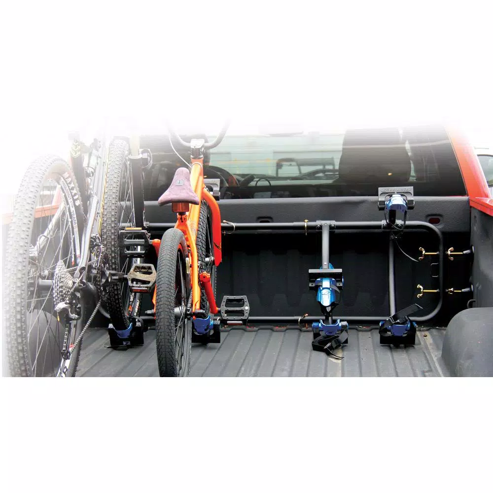 Advantage SportsRack Advantage Sports Bed Rack Elite 4-Bike Truck Bed Bike Rack, 120 lb Capacity