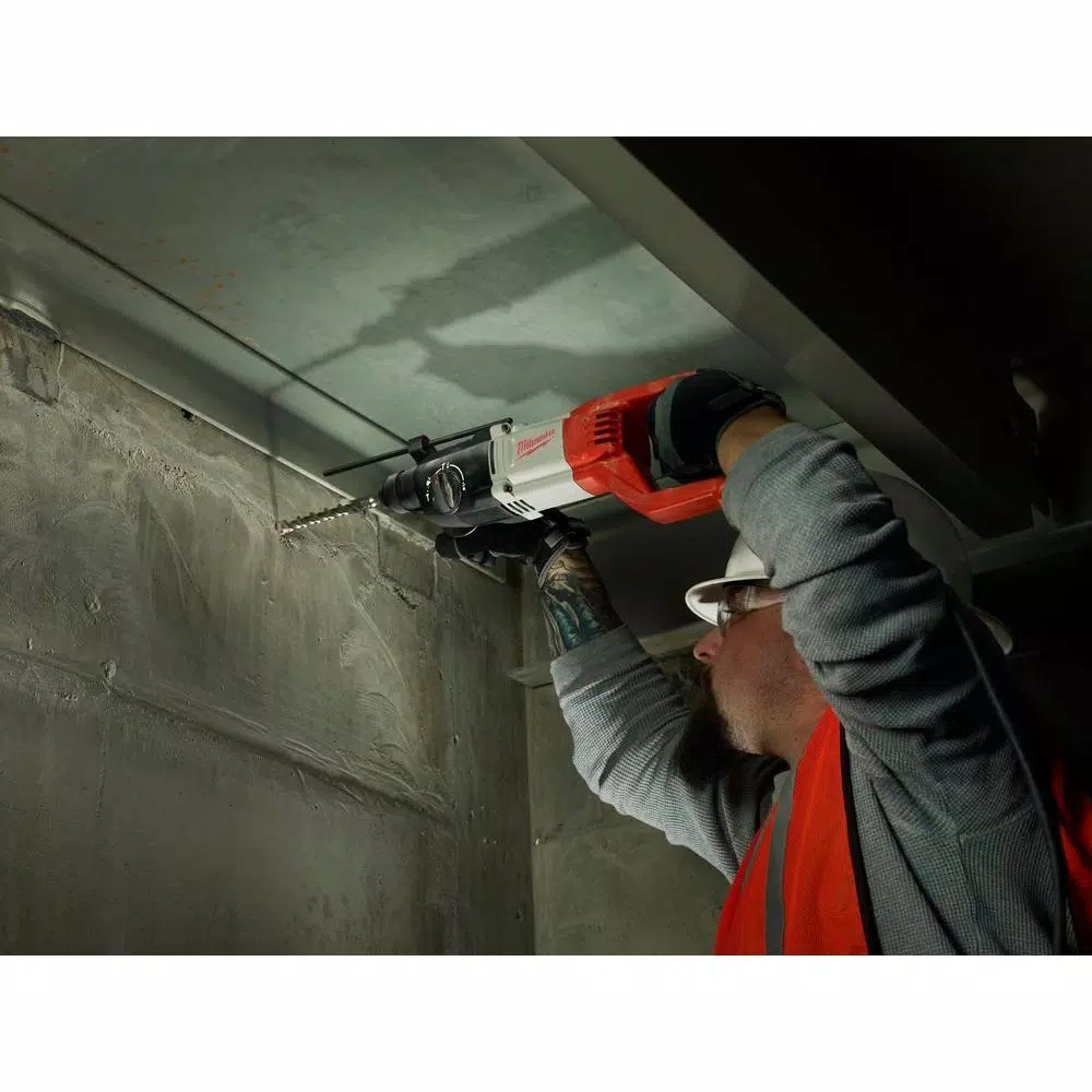 Milwaukee 1 in. SDS-Plus D-Handle Corded Rotary Hammer, 8 Amp