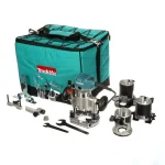 Makita 6.5 Amp 1-1/4 HP Corded Variable Speed Compact Router Kit with 3 Bases thumbnail 1