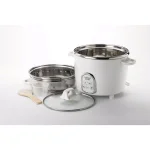 AROMA NutriWare 7-Cup Digital Rice Cooker and Food Steamer with Saute-Then-Simmer Technology, White thumbnail 5