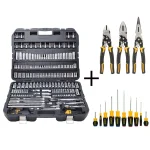 DEWALT 192-Piece Mechanics Tool Set with Bonus 3-Piece Plier and 10-Piece Screwdriver Set thumbnail 1