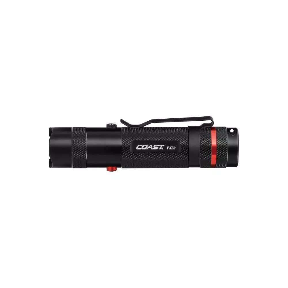 Coast PX20 315 Lumen Dual Color White and Red LED Flashlight