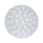 Wintergreen Lighting 6 in. 70-Light LED Cool White Decorative Starlight Sphere thumbnail 1