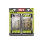 RYOBI 30-Piece Titanium Coated Drill Bit and Impact Rated Driving Bit Set thumbnail 4