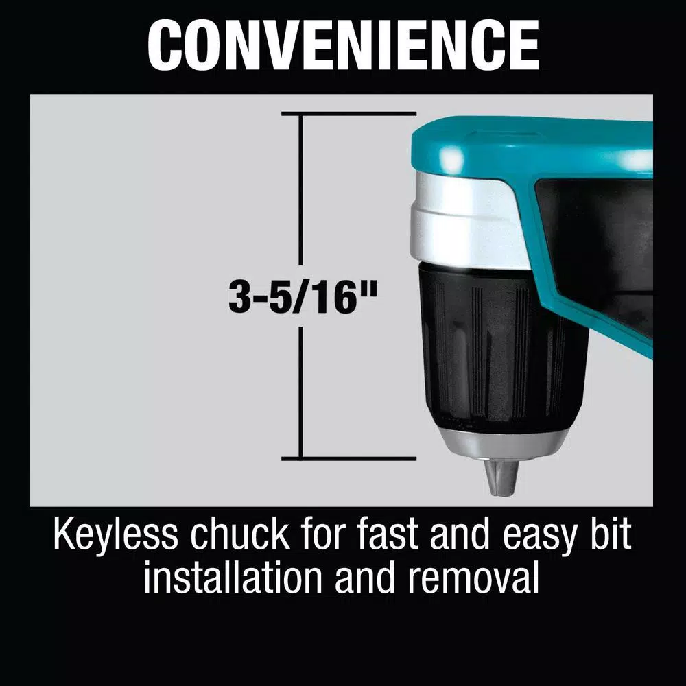 Makita 12V MAX CXT 3/8 in. Right Angle Cordless Drill/Driver (Tool Only)