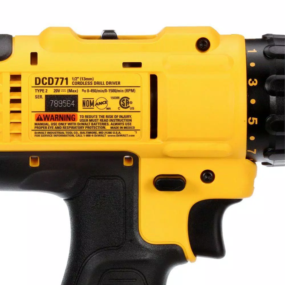 DEWALT 20V MAX Cordless 1/2 in. Drill/Driver Kit with 3 Batteries and Charger