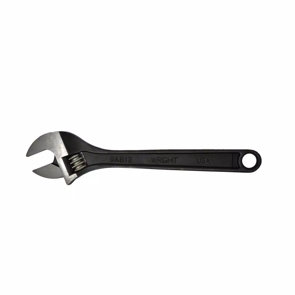 Wright Tool Wright 12 in. Adjustable Wrench with WrightDrive and WrightGrip, 1-1/2 in. Max Capacity