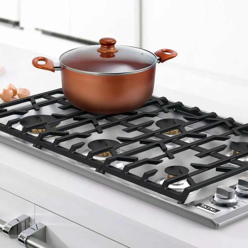 Better Chef 3 Qt. Round Aluminum Ceramic Nonstick Dutch Oven with Glass Lid, Copper