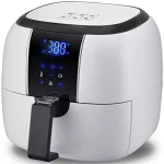 Ovente 3.2 Qt. White Air Fryer with Grill Pan and Non-Stick Basket, 1400W, 6 Presets thumbnail 7