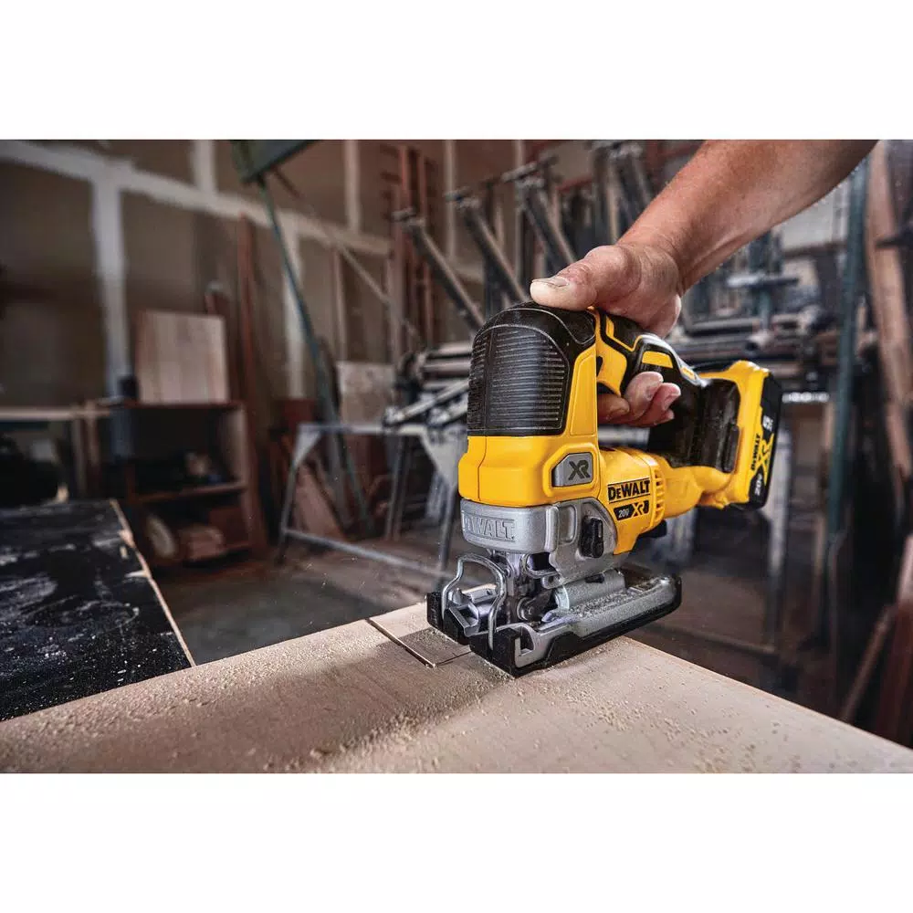 DEWALT 20V MAX XR Cordless Brushless 5 in. Random Orbital Sander & Jigsaw Combo Kit with 5.0Ah Battery