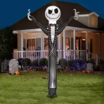 Disney 12 ft. Disney Jack Skellington Animated Halloween Inflatable Jiggler thumbnail 3