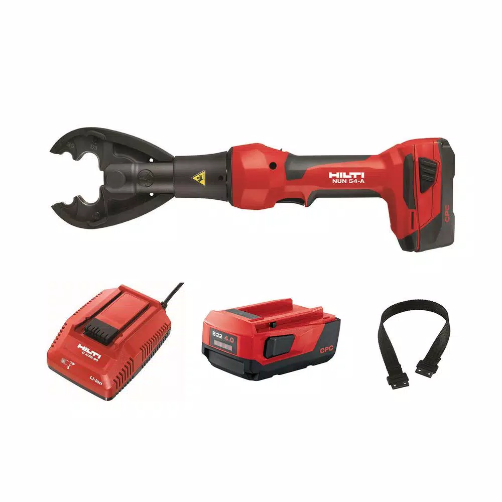Hilti NUN 54 22V Cordless Universal Crimper and Cutter Kit with 2 Batteries and Charger