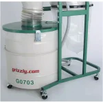 Grizzly Industrial 1-1/2 HP 2-Stage Cyclone Dust Collector with 6 in. Intake and Remote Control thumbnail 6