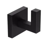 Nameeks Modern Hotel Collection Wall Mounted Brass Robe/Towel Hook - Black thumbnail 1