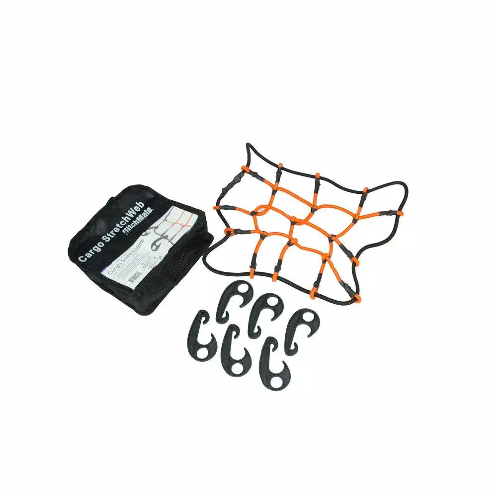 HitchMate 12 in. x 12 in. Cargo StretchWeb Heavy-Duty Elastic Cargo Net