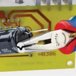KNIPEX 5-1/4 in. Electronics Mounting Pliers with Comfort Grip thumbnail 2