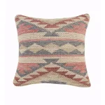 LR Home Eclectic Multi-color Southwestern Graphic Throw Pillow, 18 x 18 in, 100% Cotton thumbnail 1