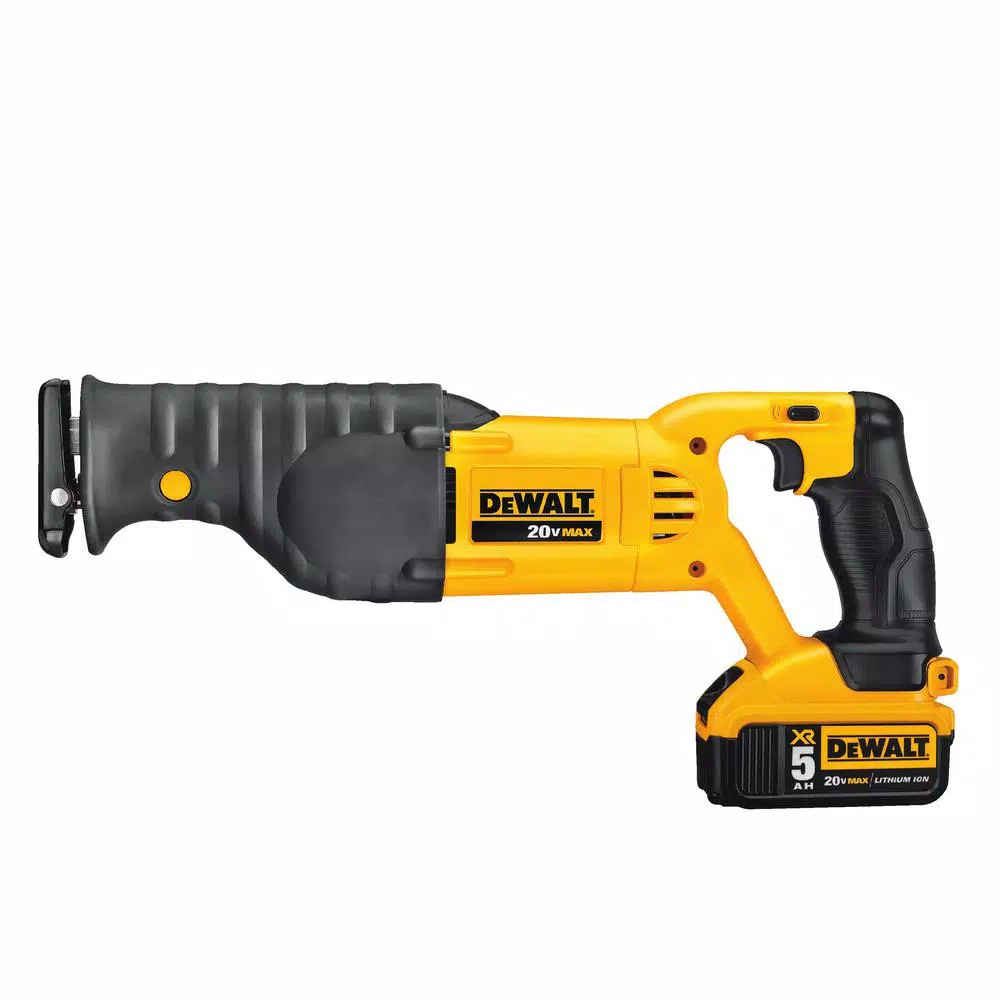 DEWALT 20V MAX Cordless Reciprocating Saw Kit with (2) Batteries (5.0Ah & 6.0Ah) and Charger