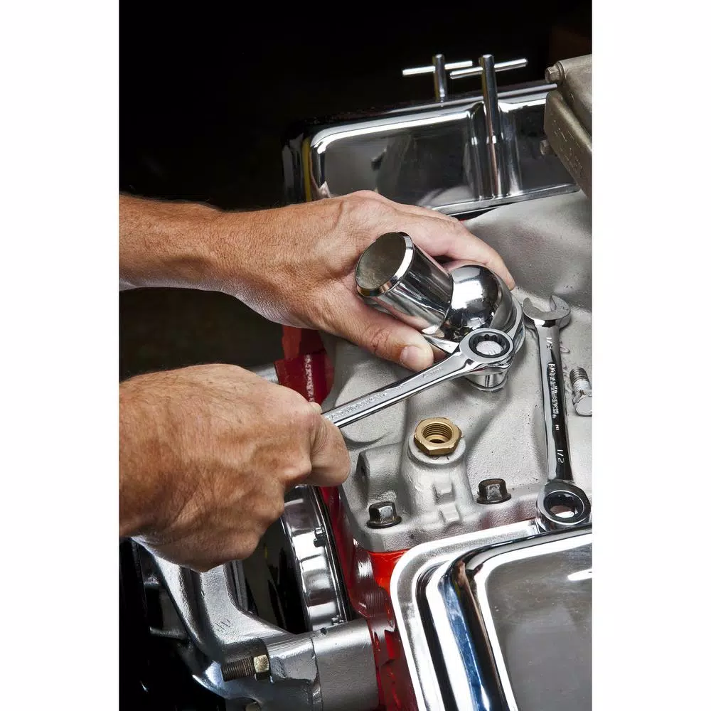 GearWrench 15/16 in. Flex-Head Combination Ratcheting Wrench