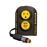STANLEY FATMAX PCI140 140W Power Inverter: 12V DC to 120V AC Outlet with Dual USB Ports thumbnail 1