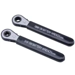 Steel Core 2-Piece Reversible Side Terminal Battery Ratchet Wrench Set, 5/16 in. and 10 mm thumbnail 1