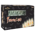 Unbranded Brite Star 7-Light Halloween C7 Flicker Flame Light Set, Yellow Incandescent Bulbs thumbnail 2