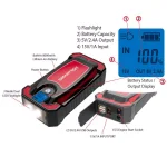 Smartech Products JS-8000N 8000 mAh Lithium Vehicle Jump Starter and Portable Power Bank thumbnail 8