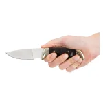 Sheffield 12180 Timber Series 4 in. Drop Point Fixed Blade Knife with Black Pakkawood Handle thumbnail 5