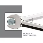 TEKTON 13 mm Stubby Combination Wrench, Chrome Vanadium Steel thumbnail 2