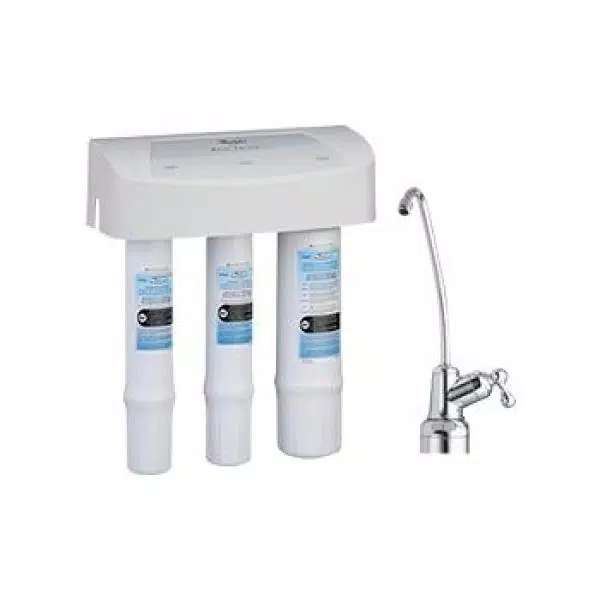 Whirlpool WHEMB40 Under Sink Water Purifier Filtration System with Twist and Lock Technology