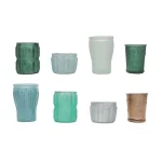 3R Studios Multi Color Mercury Glass Votive Candle Holders, Set of 8 thumbnail 1
