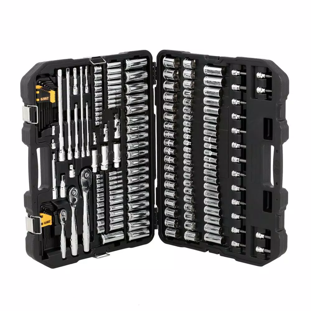 DEWALT DWMT75049 192-Piece Mechanics Tool Set, Chrome Vanadium Hand Tool Kit