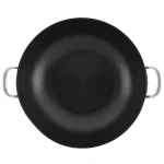 Circulon Ultimum Forged Aluminum Nonstick Wok with Lid, 13.75 in., Black thumbnail 2