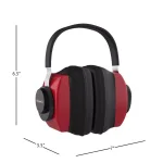 Stalwart Red/Black Over-Ear Hearing Protection Ear Muffs, 28dB NRR thumbnail 2