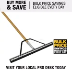 Quickie Professional 24 in. Floor Squeegee with 60 in. Hardwood Handle for Commercial and Residential Use thumbnail 6
