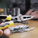 Klein Tools 8-3/8 in. All-Purpose Long Nose Pliers with Crimper and Wire Stripper thumbnail 4