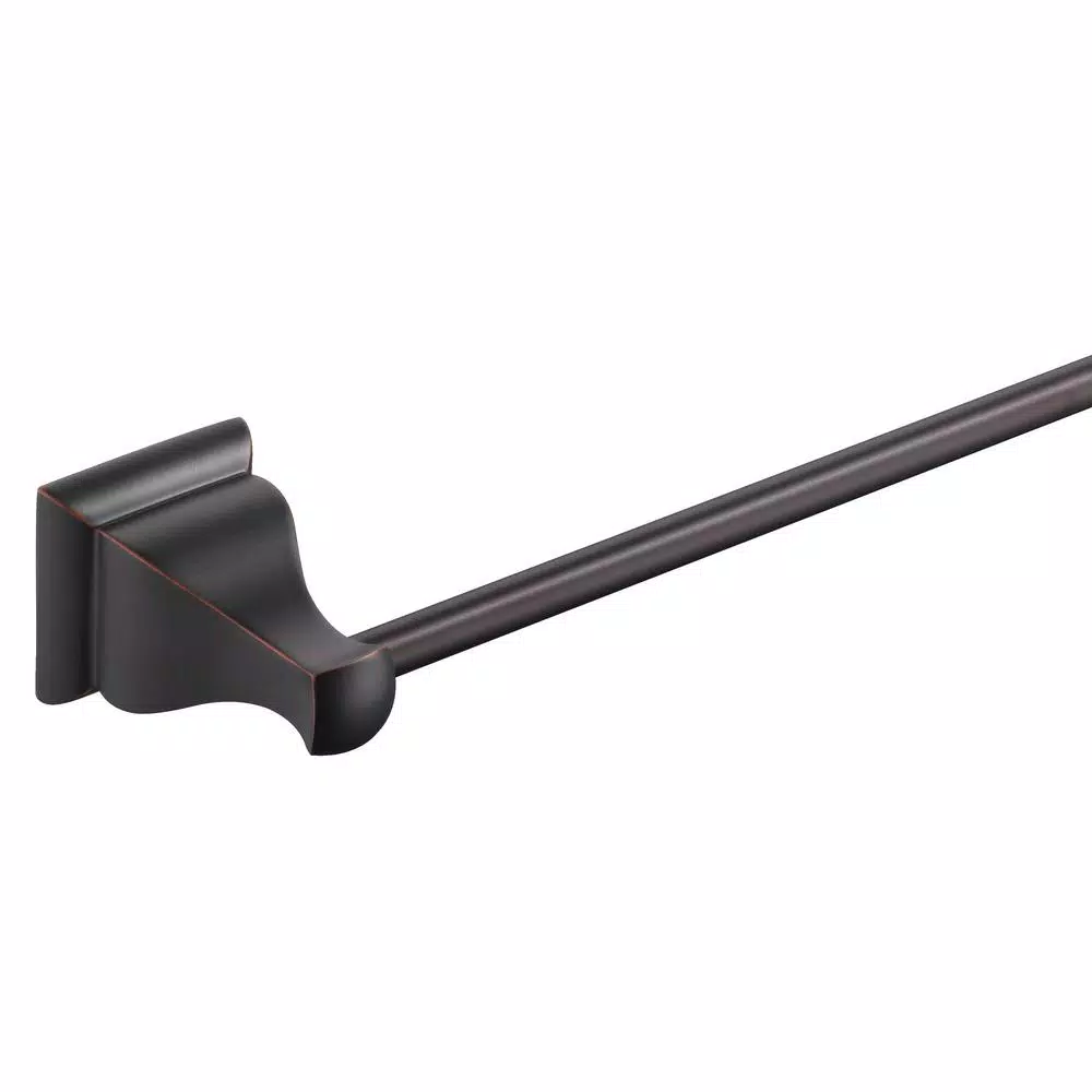 Glacier Bay Milner 24 in. Single Towel Bar in Bronze