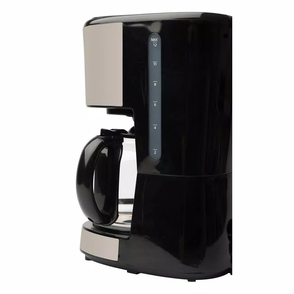 Haden 12-Cup Retro Style Programmable Drip Coffee Maker with Strength Control, Putty