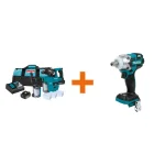 Makita 18V LXT Brushless 1 in. SDS-Plus Rotary Hammer Kit with HEPA Attachment & Bonus 1/2 in. Impact Wrench thumbnail 1