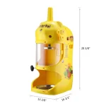 Great Northern Polar Pal 32 oz. Electric Ice Shaver and Snow Cone Machine, Yellow thumbnail 2