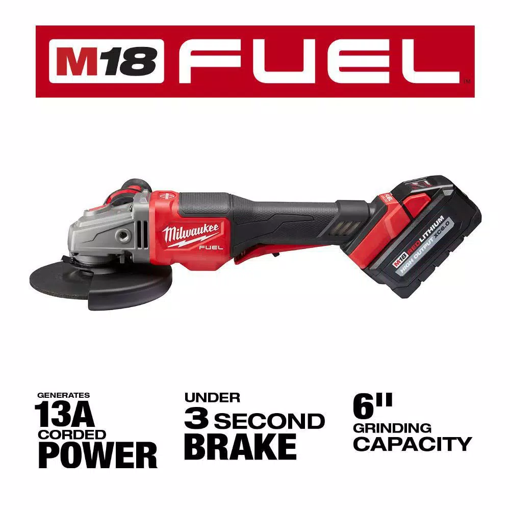 Milwaukee M18 FUEL 3-Tool Combo Kit: Hammer Drill, Impact Driver & Braking Grinder