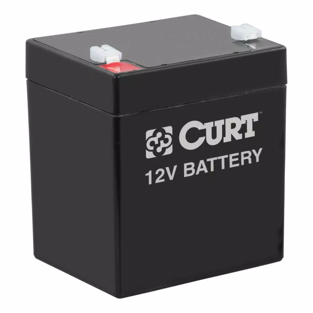 CURT 12V 5Ah Sealed Lead Acid Breakaway Battery for Trailer Brake Systems